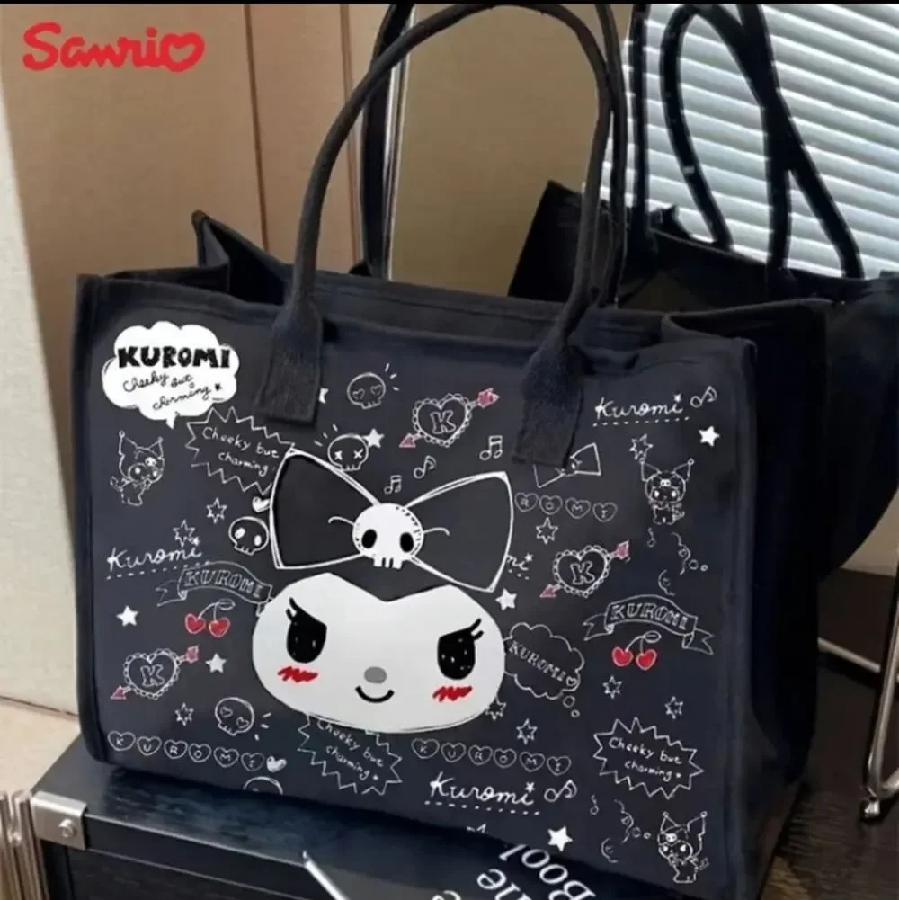 Hello Kitty KUROMI Black Tote Bag!